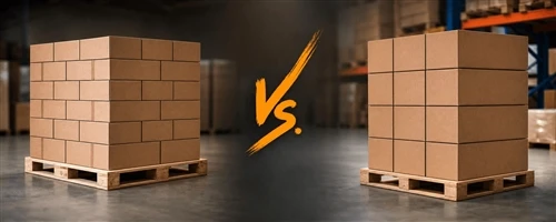 Optimizarea stivuirii și transportului: paletizarea{0}}încrucișată vs. Paletizarea coloanelor